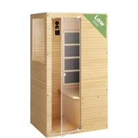 Joyous+ Mini High-Heat 170°F 1-Person Far Infrared Sauna - Hemlock (Low EMF)