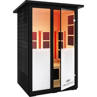 Arki™ Outdoor Duo High-Heat 170°F 2-Person 360° Medical-Grade Red Light Therapy + Full Spectrum Infrared Sauna (Open-Box)