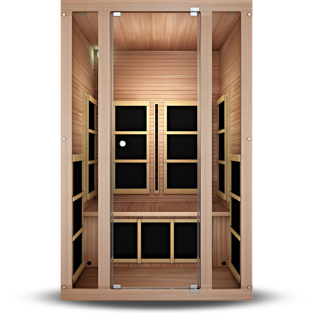 Tosi™ 2-Person Full Spectrum Infrared Sauna - Cedar (Ultra-Low EMF)