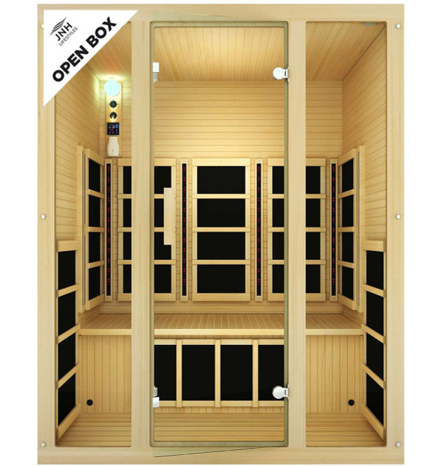 Tosi™ 3 Person Ultra-Low EMF Full Spectrum Infrared Sauna (Open Box)