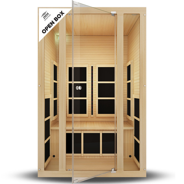 Tosi™ 2-Person Full Spectrum Infrared Sauna - Hemlock (Open-Box)