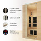 Tosi™ Flex 2-Person Full Spectrum Infrared Sauna (Ultra-Low EMF)