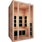 Ensi Red™ 2 Person Far Infrared Sauna - Red Cedar (Ultra-Low EMF)