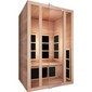 Ensi Red™ 2 Person Far Infrared Sauna - Red Cedar (Ultra-Low EMF)