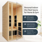 Ensi™ 1 Person Far Infrared Sauna - Hemlock (Ultra-Low EMF) Open Box