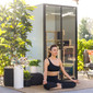 ProSeries 200 High-Heat 170°F 2-Person Full-Body 360° Indoor/Patio Far Infrared Sauna - Ultra-Low EMF (Open-Box)