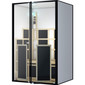 ProSeries 200 High-Heat 170°F 2-Person Full-Body 360° Indoor/Patio Far Infrared Sauna - Ultra-Low EMF (Open-Box)