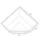 Tosi Red™ Corner Ultra-Low EMF Full Spectrum Infrared Sauna (Red Cedar)