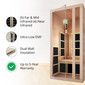 Tosi™ 1-Person Full Spectrum Infrared Sauna - Cedar, Ultra-Low EMF (Open-Box)