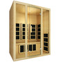 Tosi™ 3 Person Ultra-Low EMF Full Spectrum Infrared Sauna | Flash Sale | Save $2,200