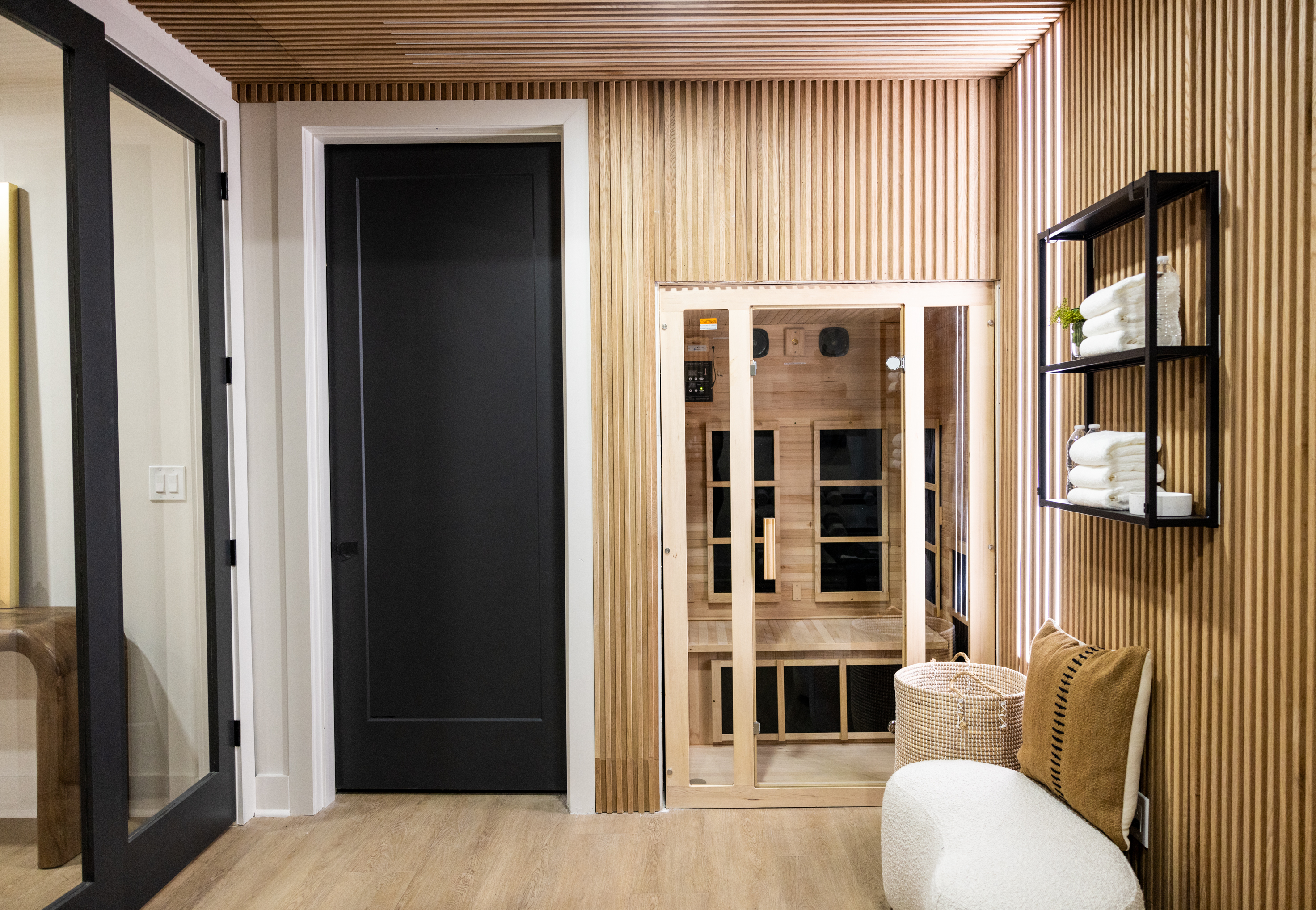 JNH Saunas can be custom built-in