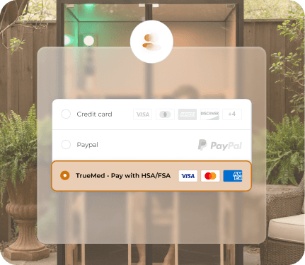 Select Truemed as the payment method during checkout