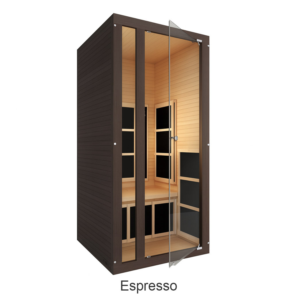 Infrared Sauna in Espresso