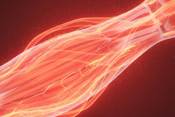 Cross-section of skin showing FIR waves
