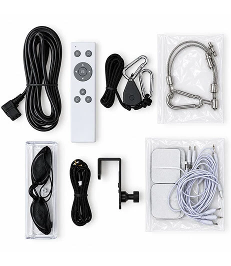 Included accessories for the HELIOS-900 red light therapy panel