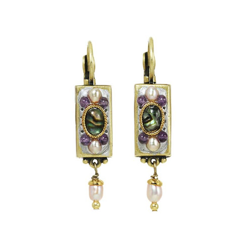 Michal Golan - AMETHYST - Bar Earrings ~ S4714 | Adare's Boutique