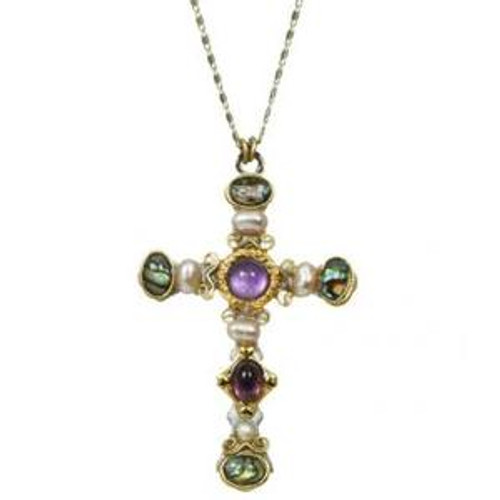 MICHAL GOLAN VINTAGE VIOLET CROSS | Adares Boutique