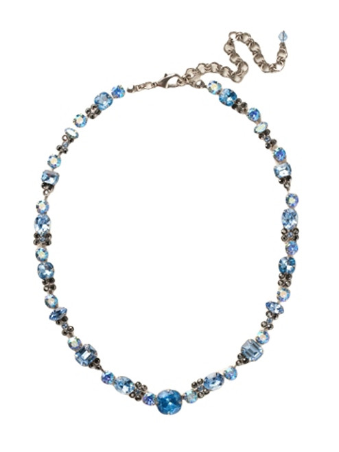 Sorrelli Ice Blue- Classic Clover Necklace~ NCD2ASIB | Adares Boutique