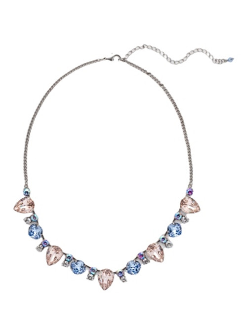 Sorrelli DIXIE- Multi-Cut Crystal Line Necklace~ NCW27ASDX | Adares Boutique
