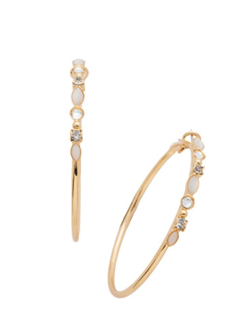 BRIGHT GOLD CRYSTAL Earrings by Sorrelli EDK40BGCRY