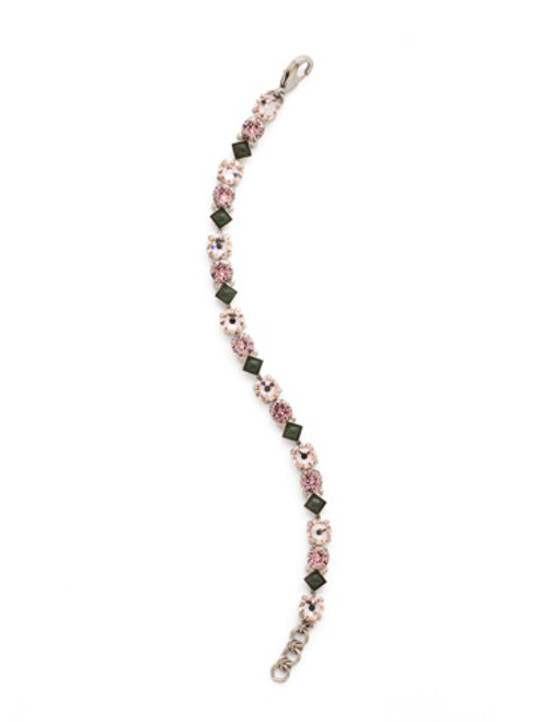 ARMY GIRL- Darling Diamond Crystal Tennis Bracelet by Sorrelli~ BDN36ASAG | Adares Boutique