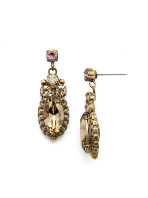 Sorrelli NEUTRAL TERRITORY - Noble Navette Dangle Earrings ~ EDN10AGNT | Adares Boutique