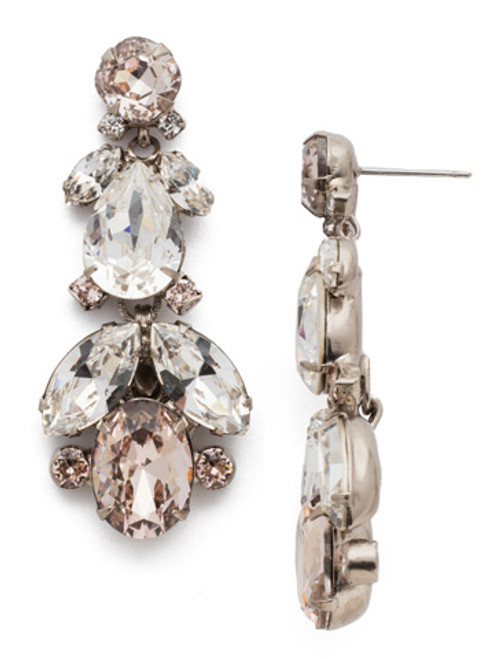  Sorrelli SOFT PETAL- Pine Crystal Dangle Earrings~ EDU40ASPLS | Adares Boutique