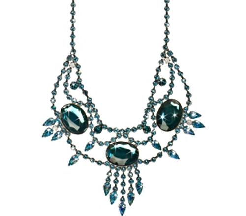 EMERALD COAST LIVING ON THE FRINGE CRYSTAL STATEMENT NECKLACE  BY SORRELLI -NCQ19ASECO | Adares Boutique