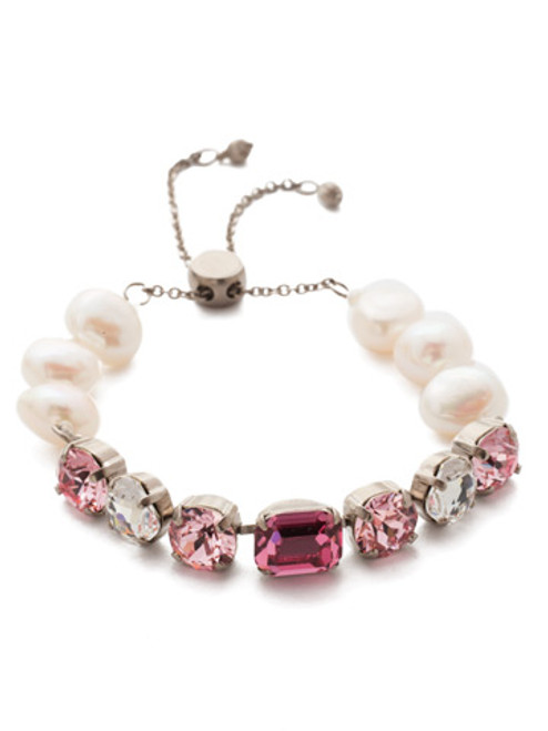 Sorrelli Misty Pink -Cadenza Slider Bracelet~ BEC14ASMP | Adares Boutique