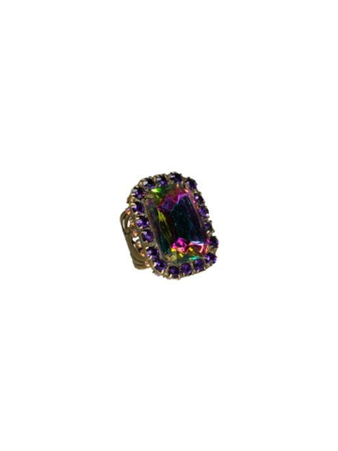 Sorrelli VOLCANO- Crystal Bold Ambition Ring~ RBT70AGVO | Adares Boutique