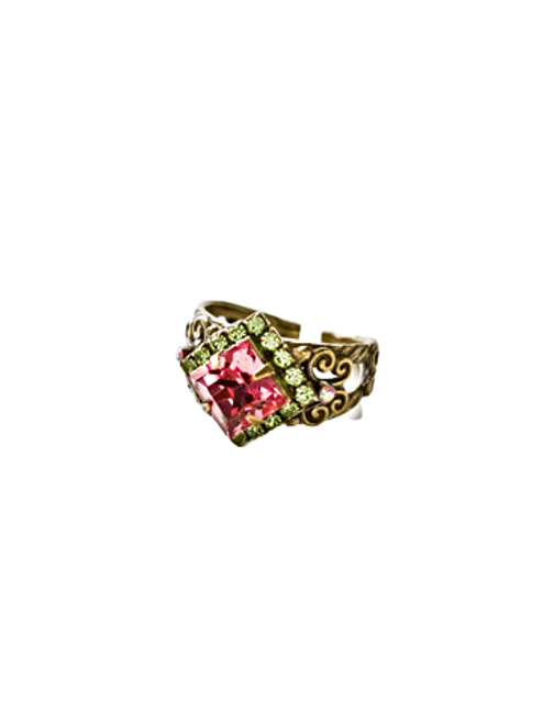 Sorrelli HAPPY BIRTHDAY- Perfectly Pointed Crystal Ring ~ RCP9AGHB |Adare's Boutique