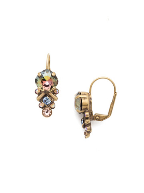 Sorrelli Selvedge Denim  Crystal Earrings~EEK28AGSDE | Adares Boutique