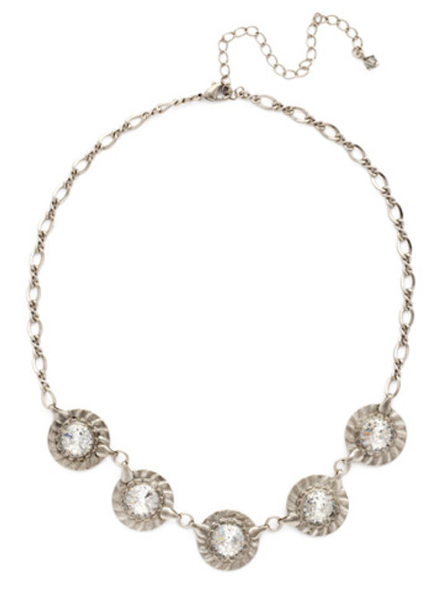 Sorrelli Gold Vermeil Crystal Necklace- NDH19ASGV | Adares Boutique