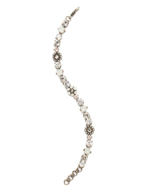 CRYSTAL LACE   CLASSIC FLORAL CRYSTAL TENNIS BRACELET  BY SORRELLI~~BBE2ASCLA | Adares Boutique
