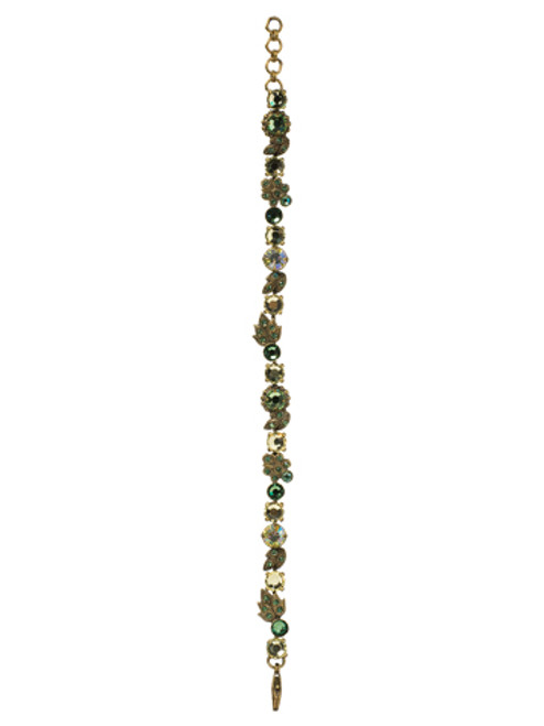 Sorrelli- Water Lily- Crystal Leaf Bracelet~ BCJ3AGWL | Adares Boutique