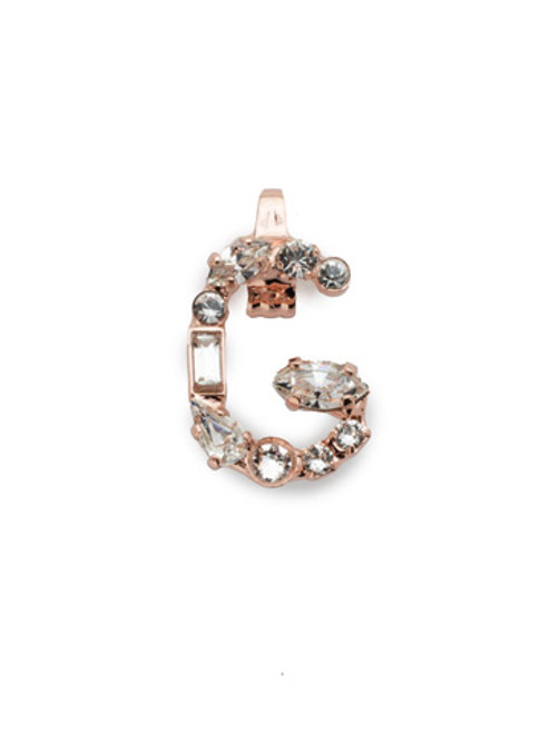 Sorrelli - Mother's Day-Crystal "G" Charm ~  CES12RGCRY | Adares Boutique