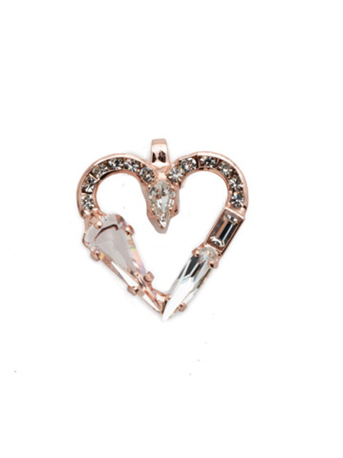 Sorrelli - Mother's Day-Crystal Heart Charm ~ CES40RGCRY | Adares Boutique