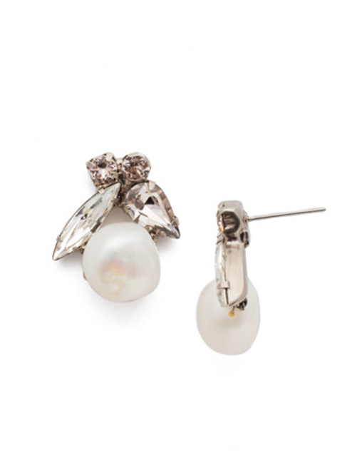 Sorrelli Soft Petal ~ Eliza Stud Earrings~ EEC5ASPLS | Adares Boutique