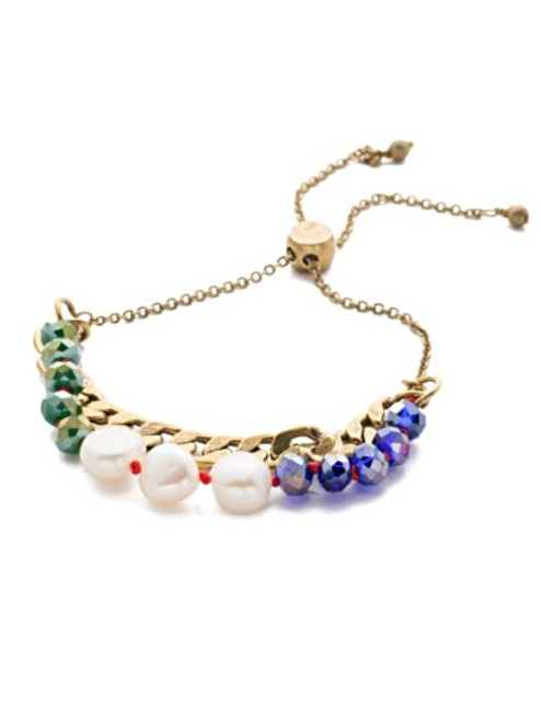 Sorrelli GAME OF JEWEL TONES - Brienne Slider Bracelet~ BEF42AGGOT | Adare's Boutique