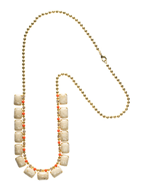 Sorrelli Andalusia- Riverstone Necklace~ NCL177BGAND | Adares Boutique