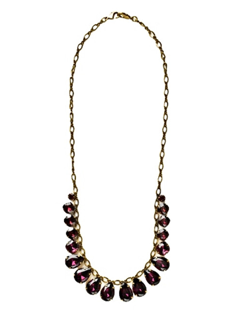 Sorrelli AMETHYST-  Peared To Perfection Necklace ~ NCR118AGAM | Adares Boutique