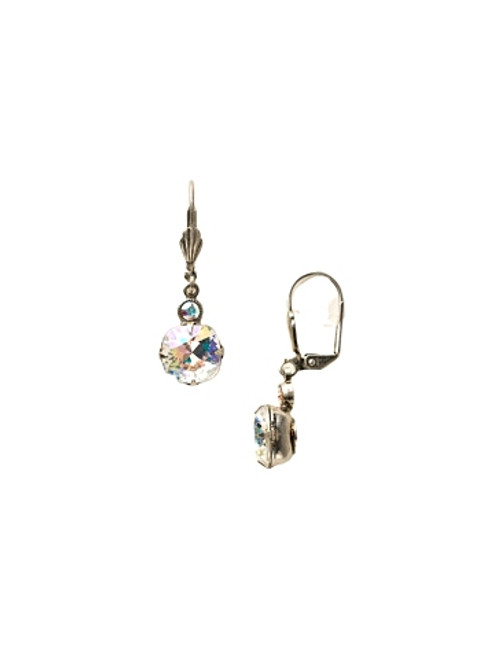 Sorrelli Crystal Aurora Borealis-Petite Cushion-Cut Dangle Earrings~ ECY56ASCAB | Adares Boutique
