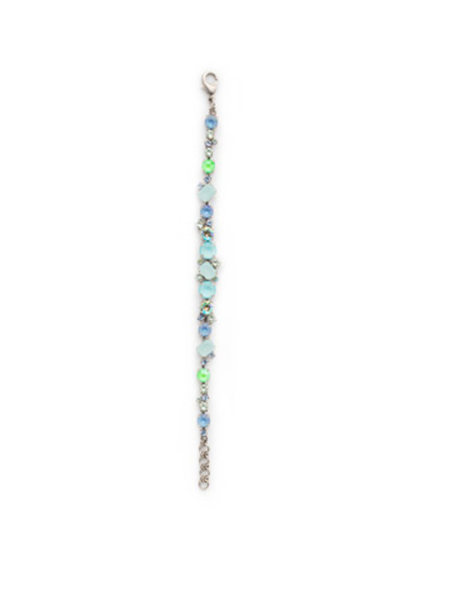 Sorrelli BLUEWATER BREEZE -Geo Classic Tennis Bracelet~ BDG46ASBWB 