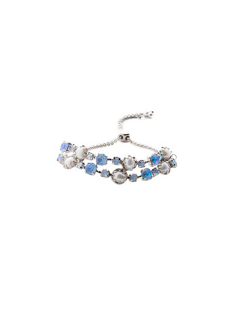 Sorrelli WINDSOR BLUE- Arbor Slider Bracelet~ BES120PDWNB