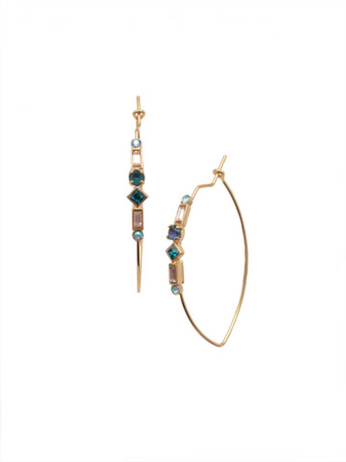 Sorrelli SOUTH PACIFIC - Regina Hoop Earrings ~ EET54BGSOP