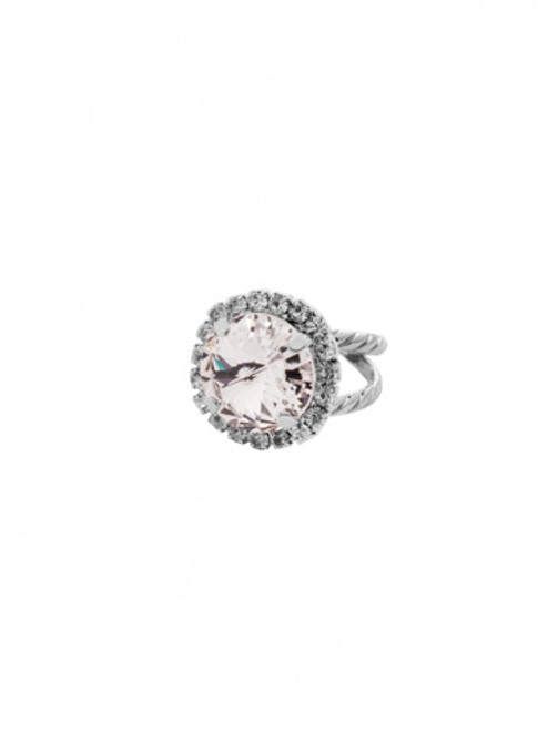 Sorrelli CRYSTAL - Haute Halo Statement Ring ~ RDL6PDCRY