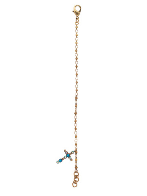 Sorrelli VENICE BLUE- Miley Cross Tennis Bracelet ~ BEX2AGVBN 