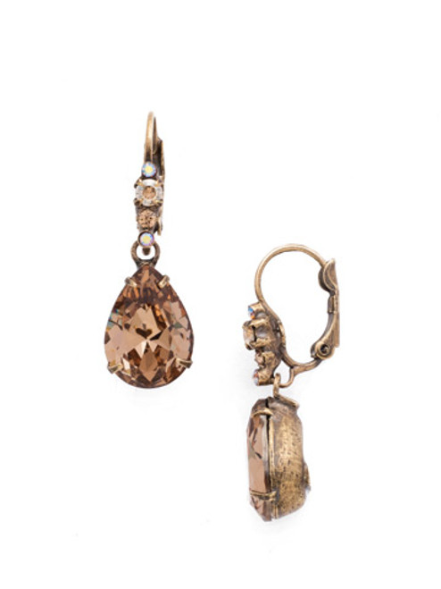 Sorrelli NEUTRAL TERRITORY -Crystal Pear Dangle Earrings ~ EDF21AGNT | Adare's Boutique