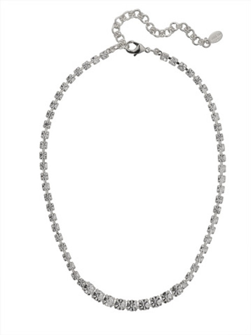 Sorrelli CRYSTAL- Audriana Tennis Necklace ~ NET37PDCRY | Adare's Boutique