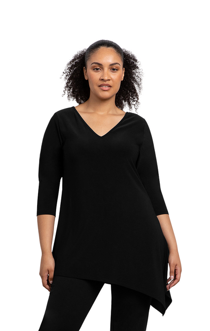 Reversible Angle Top by Sympli~ 22269-Black-Front View|Adare's Boutique